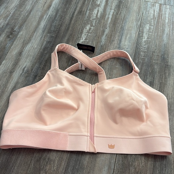 Shefit Bra Size 6Luxe Flex Wireless Adjustable Sports Bra Medium Impact Pink NEW - Picture 4 of 10